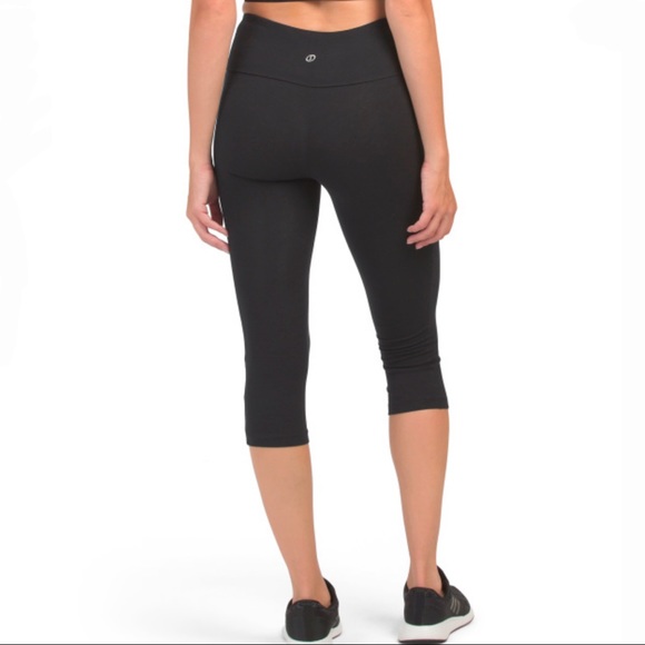 Cotton Spalding capri length athletic leggings - Picture 2 of 9